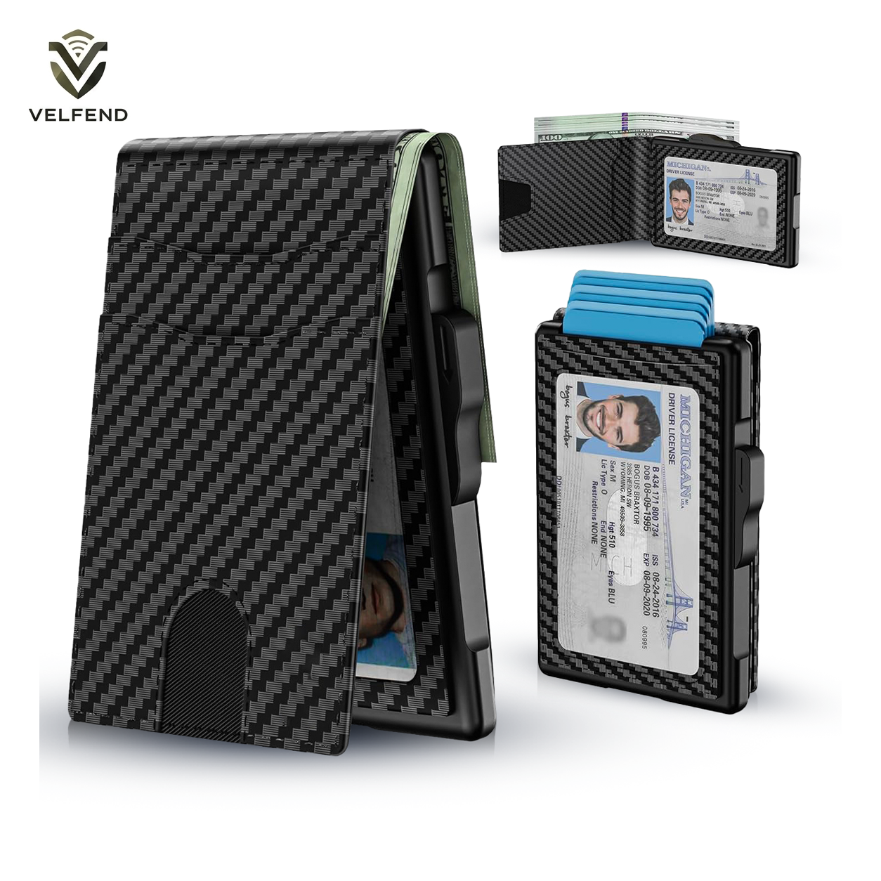 Velfend® Wallet Upgraded Version 2.0 With Cash Slot