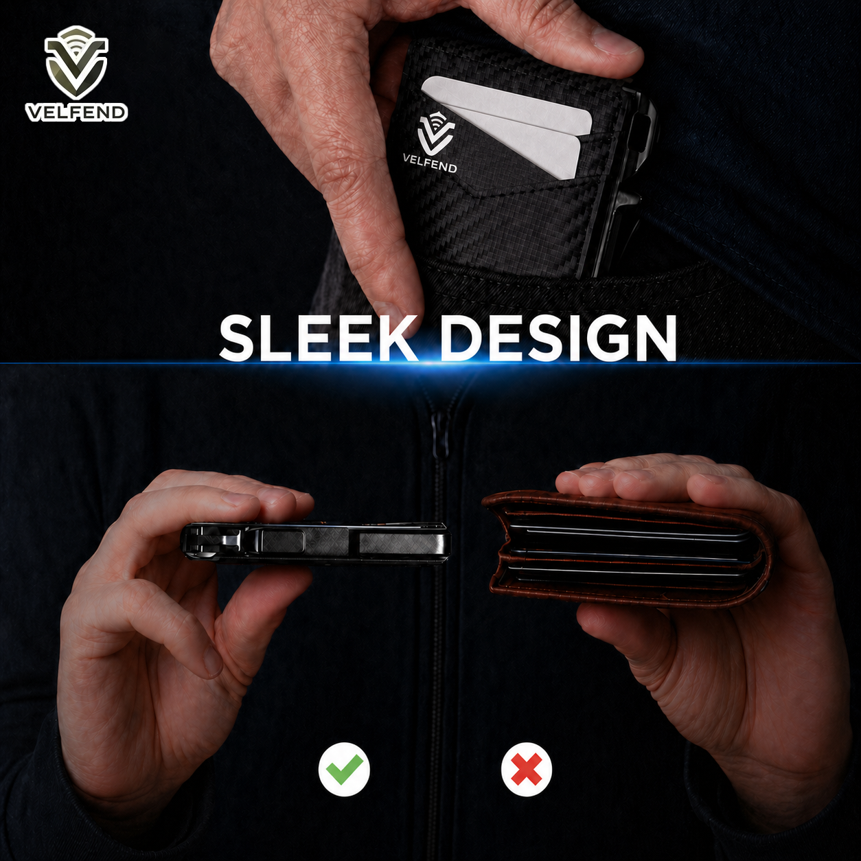 Velfend® Tactical Wallet - Military Limited Issue - The Wallet That Holds the Most Cards in the World