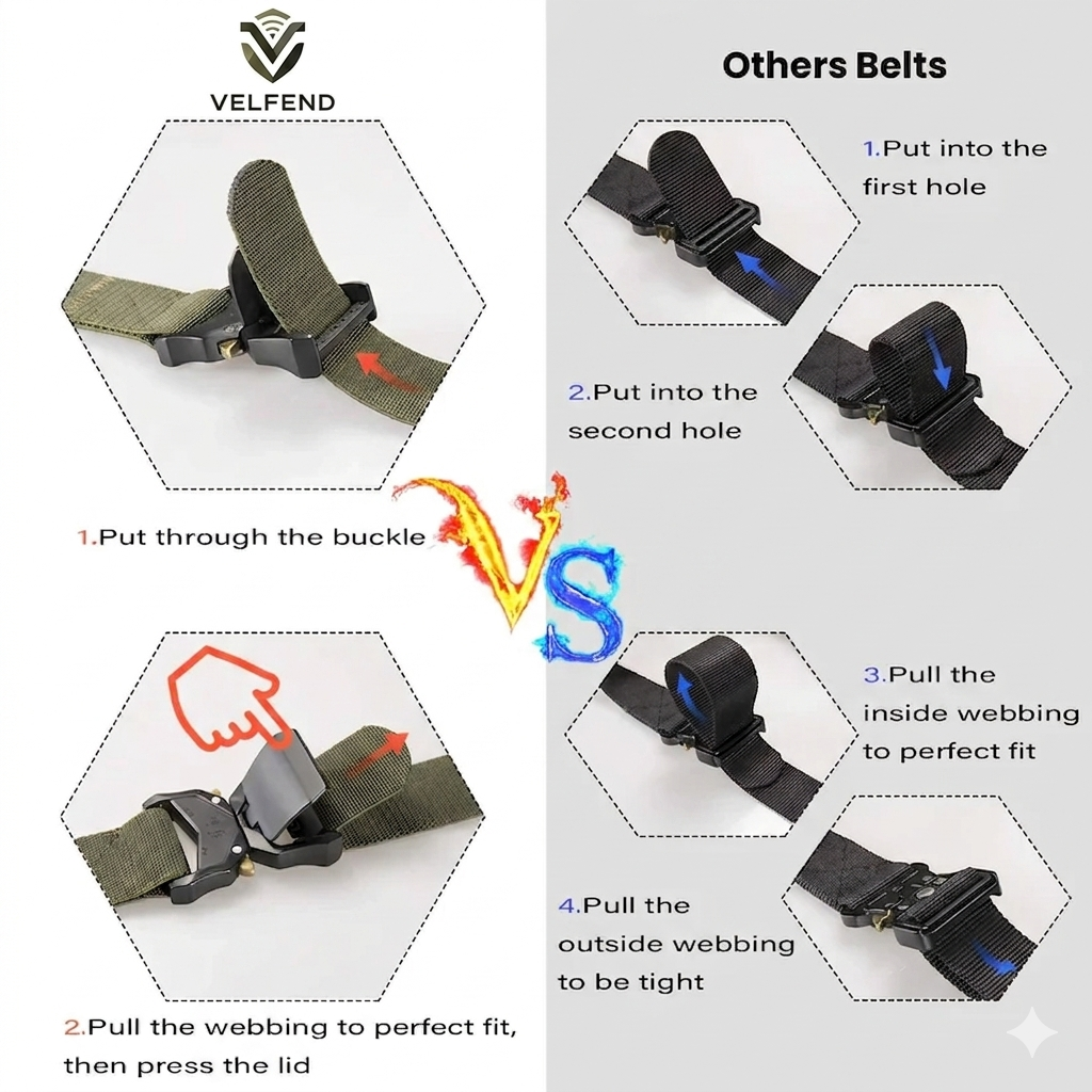 Velfend® The Tactical Belt