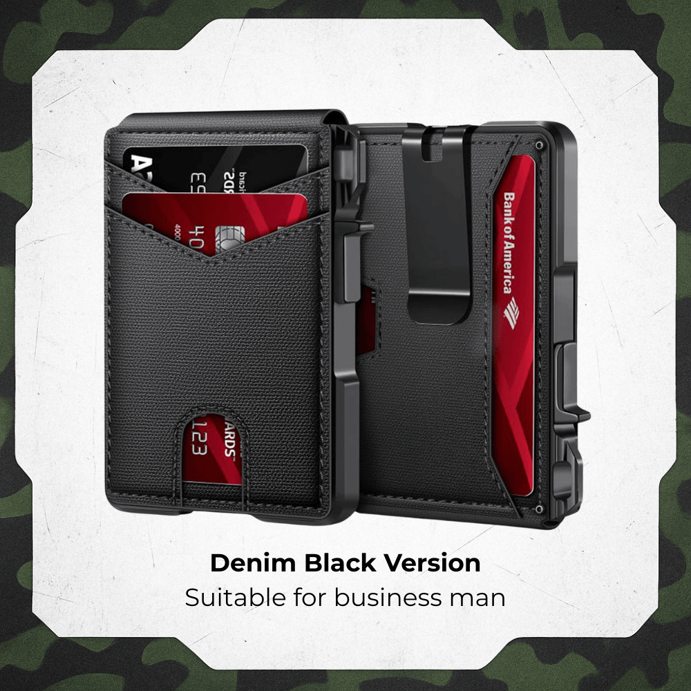 Aristo Vault® Tactical Wallet - Military Limited Issue - The Wallet That Holds the Most Cards in the World
