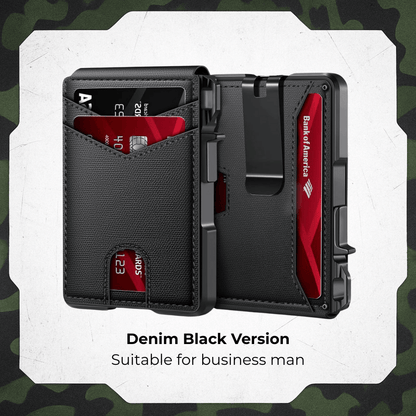 Aristo Vault® Tactical Wallet - Military Limited Issue - The Wallet That Holds the Most Cards in the World